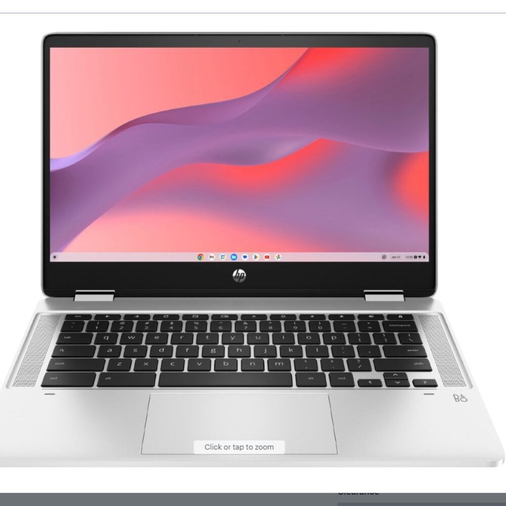HP - 2-in-1 14" Touch-Screen Chromebook - Intel Celeron - 4GB Memory - 64GB eMMC